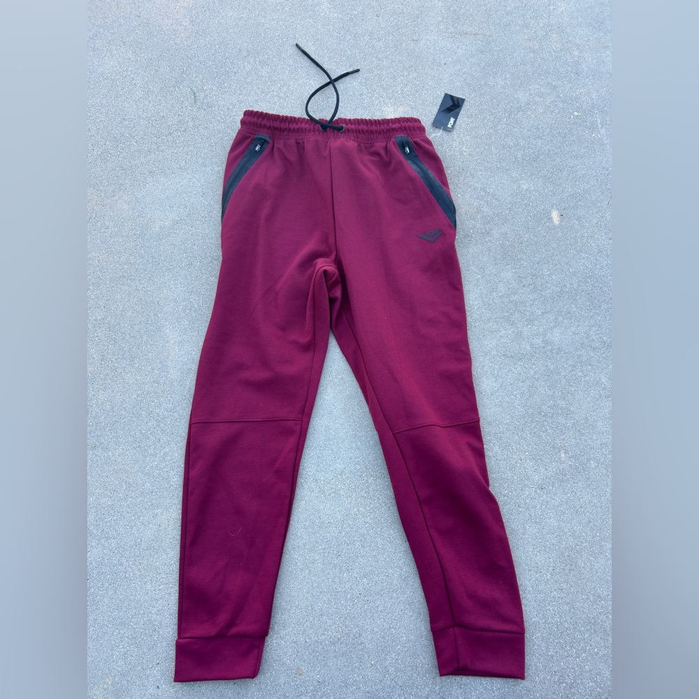 Pony Maroon colored Sweatpants NWT Men Size Medium